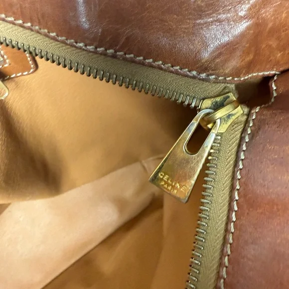 Celine coated canvas tote. - Picture 8 of 13